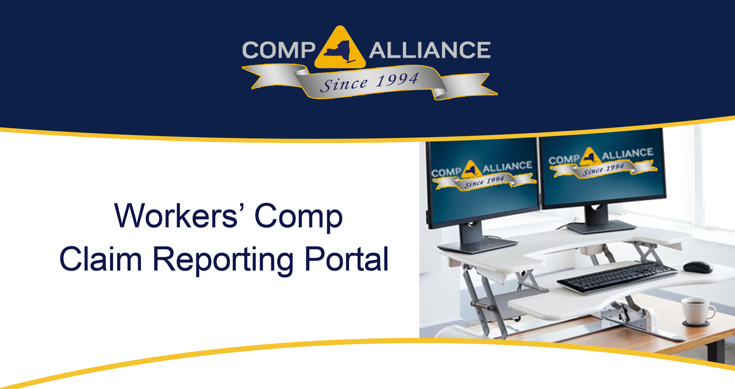 Comp Alliance Claim Portal Announcement header